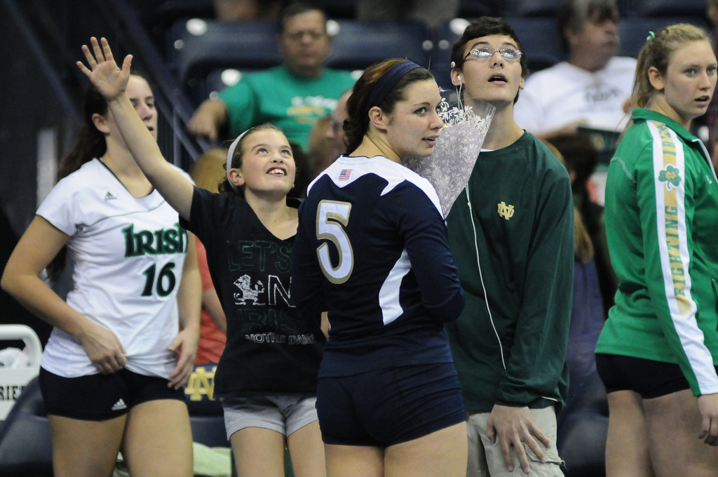Notre Dame Women's Volleyball vs Syacuse 09-30-2012 Win (3-0)