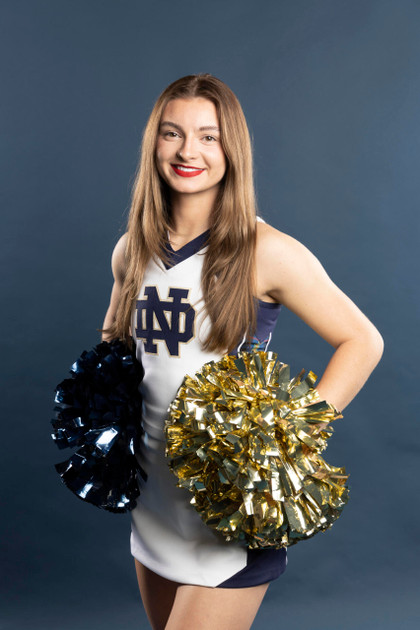 Claire Hawkinson - Cheerleading - Notre Dame Fighting Irish