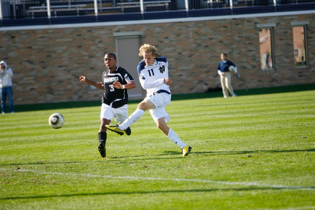 Steven Perry led the Irish in goals (12) and points (28) during the 2010 season.
