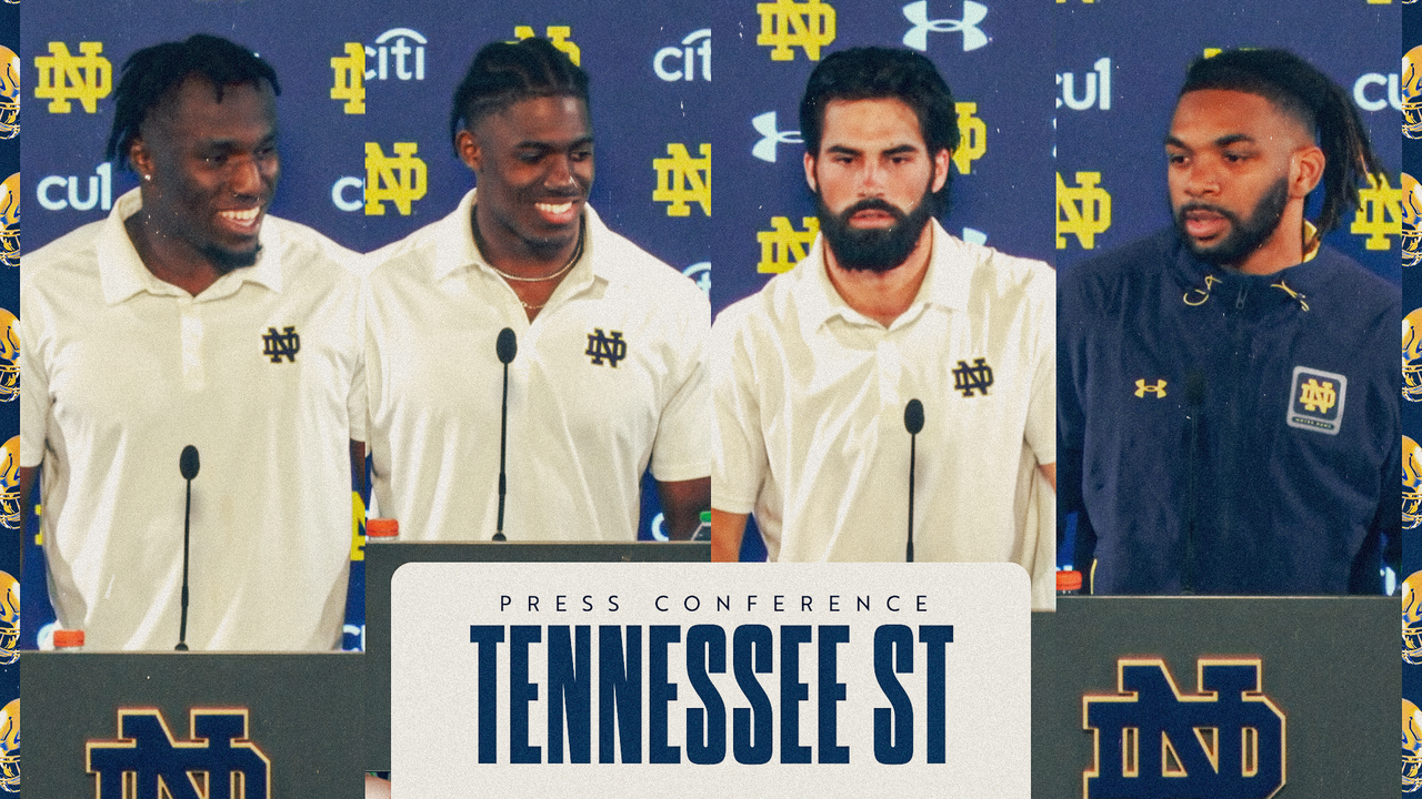 Tennessee State Postgame Press Conference (9.2.23)  Notre Dame Football –  Notre Dame Fighting Irish – Official Athletics Website