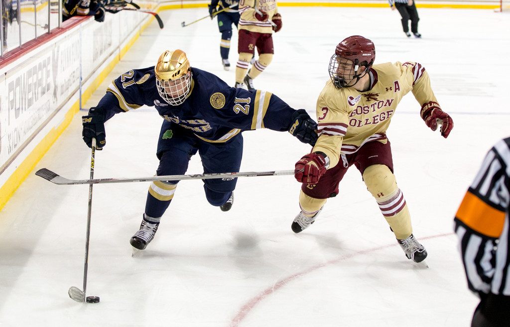 Notre Dame Defeats Boston College 4-3 (Dec. 10, 2015)
