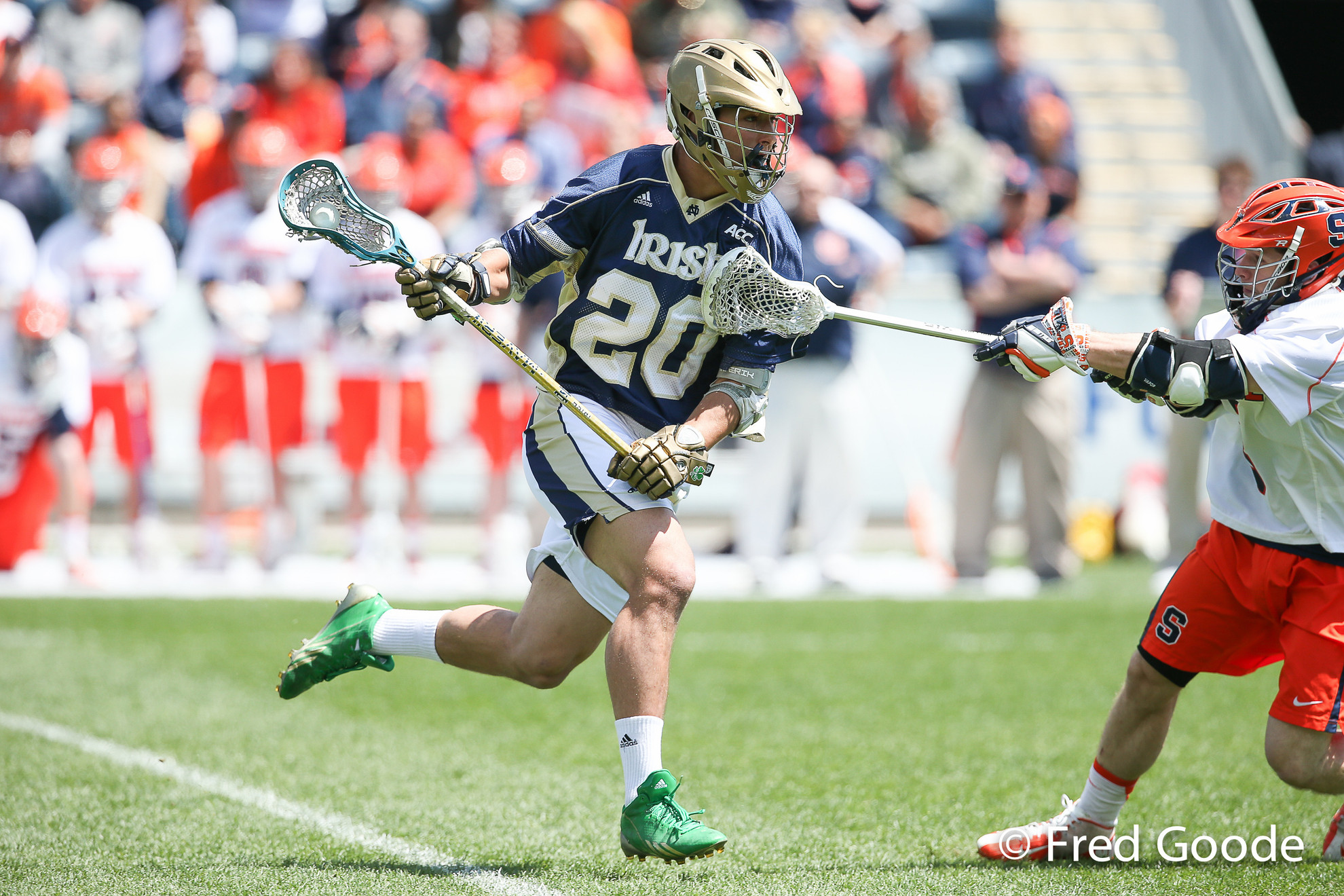 Notre Dame To Face Duke On Monday For National Title Nick Ossello scored two goals in the regular-season showdown with Duke.