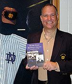 Need to know something about America's pastime?  Cappy Gagnon probably knows the answer.  The noted expert on Notre Dame baseball and baseball in general displays his new book - <i>Notre Dame Baseball Greats: From Anson to Yaz</i>.