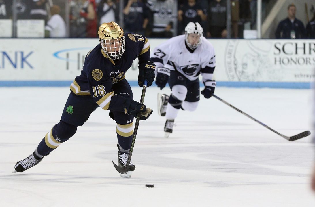Jake Evans (2-7-9) leads the Irish with nine points in November.  