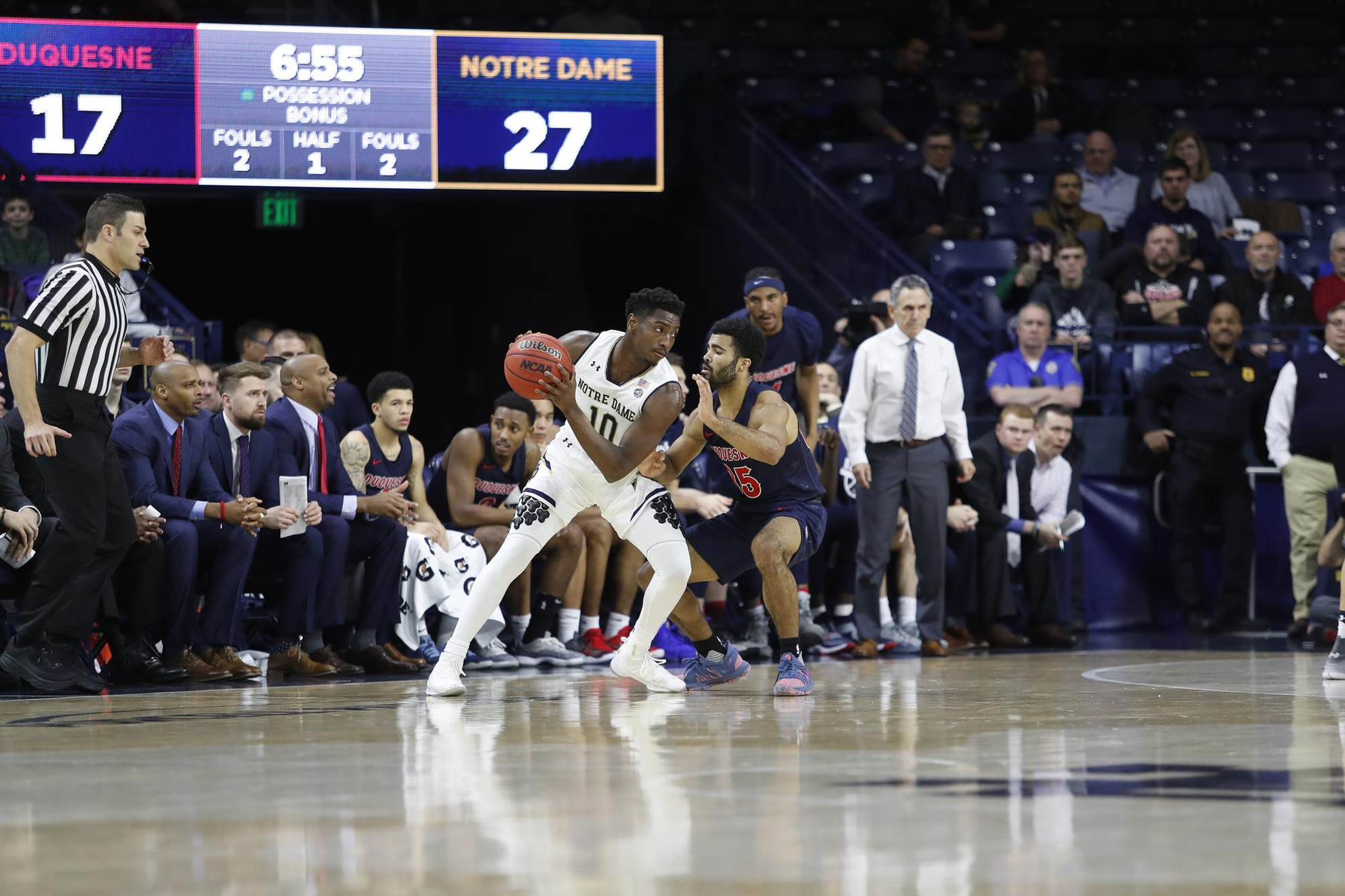 Irish And Blue Demons Rivalry Continues Saturday Gibbs 11/20/18