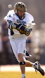 Matt Ryan fired in his second goal of the game with 2:51 left in the contest to help give the Irish a 9-7 victory over North Carolina.