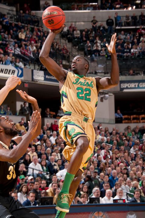 Jerian Grant was one of six Irish players in double figures on Saturday afternoon against Purdue.