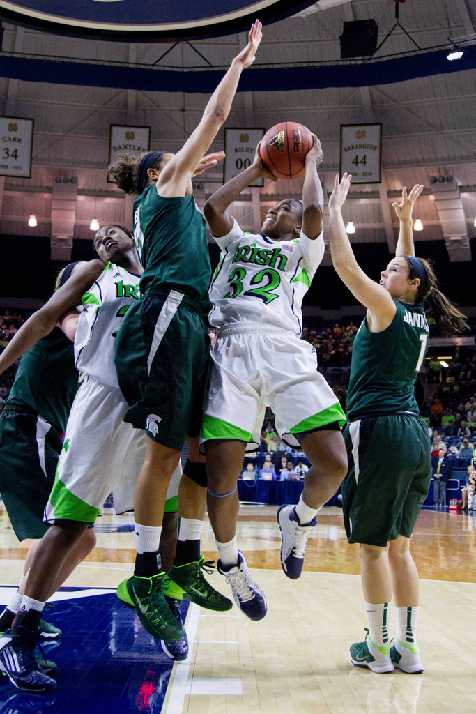 No. 19 Michigan State at No. 6 Notre Dame (USATSI)