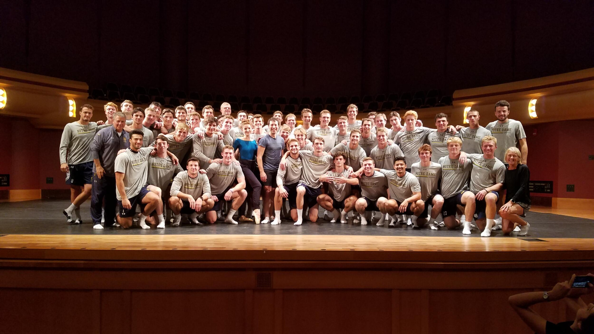 The Irish Take The Stage: Men’s Lacrosse Tries Its Hand At Ballet The Irish Take The Stage: Men’s Lacrosse Tries Its Hand At Ballet