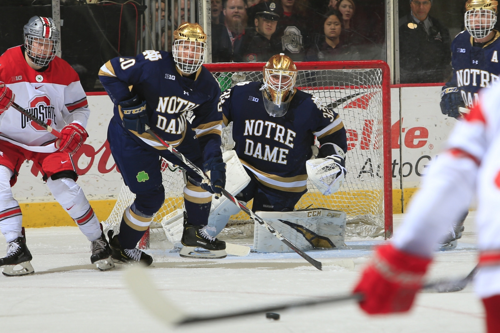 #11 Irish Edged At #4 Ohio State 4-2 at Ohio State (at Ohio State Feb. 1)