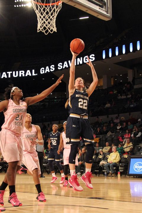 Senior guard Madison Cable had 10 points and a game-high seven rebounds in Notre Dame's most recent game against North Carolina State, an 83-48 victory in last year's ACC Tournament semifinals.