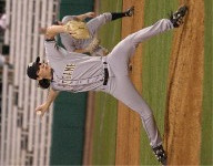 Notre Dame’s Jeff Samardzija And Jeff Manship Upgraded To Top-50 Status On Midseason Draft Prospects List Jeff Samardzija - pictured during his key start vs. then-#15 Texas A&M - has rocketed into a spot among the top-40 college prospects for the 2006 Major League Draft (photo by Pete LaFleur).