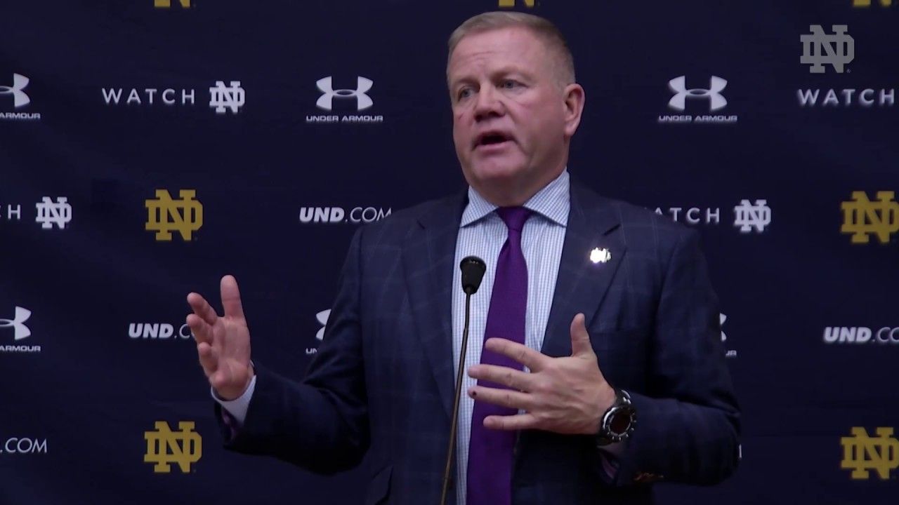 @NDFootball Brian Kelly Press Conference - Stanford (2017)