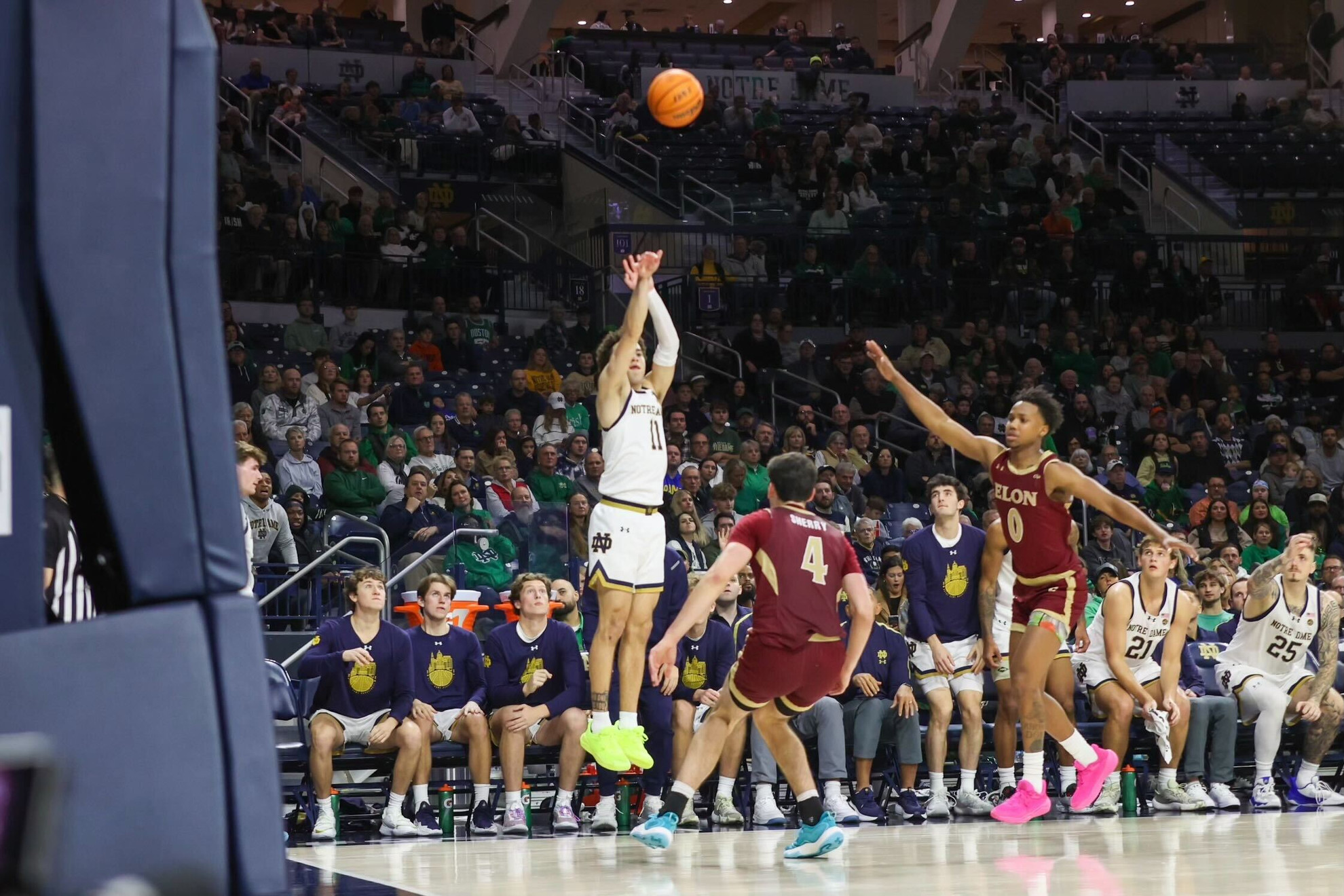 Irish Can’t Hold On To Lead Late, Fall 84-77 To Elon Irish Can’t Hold On To Lead Late, Fall 84-77 To Elon