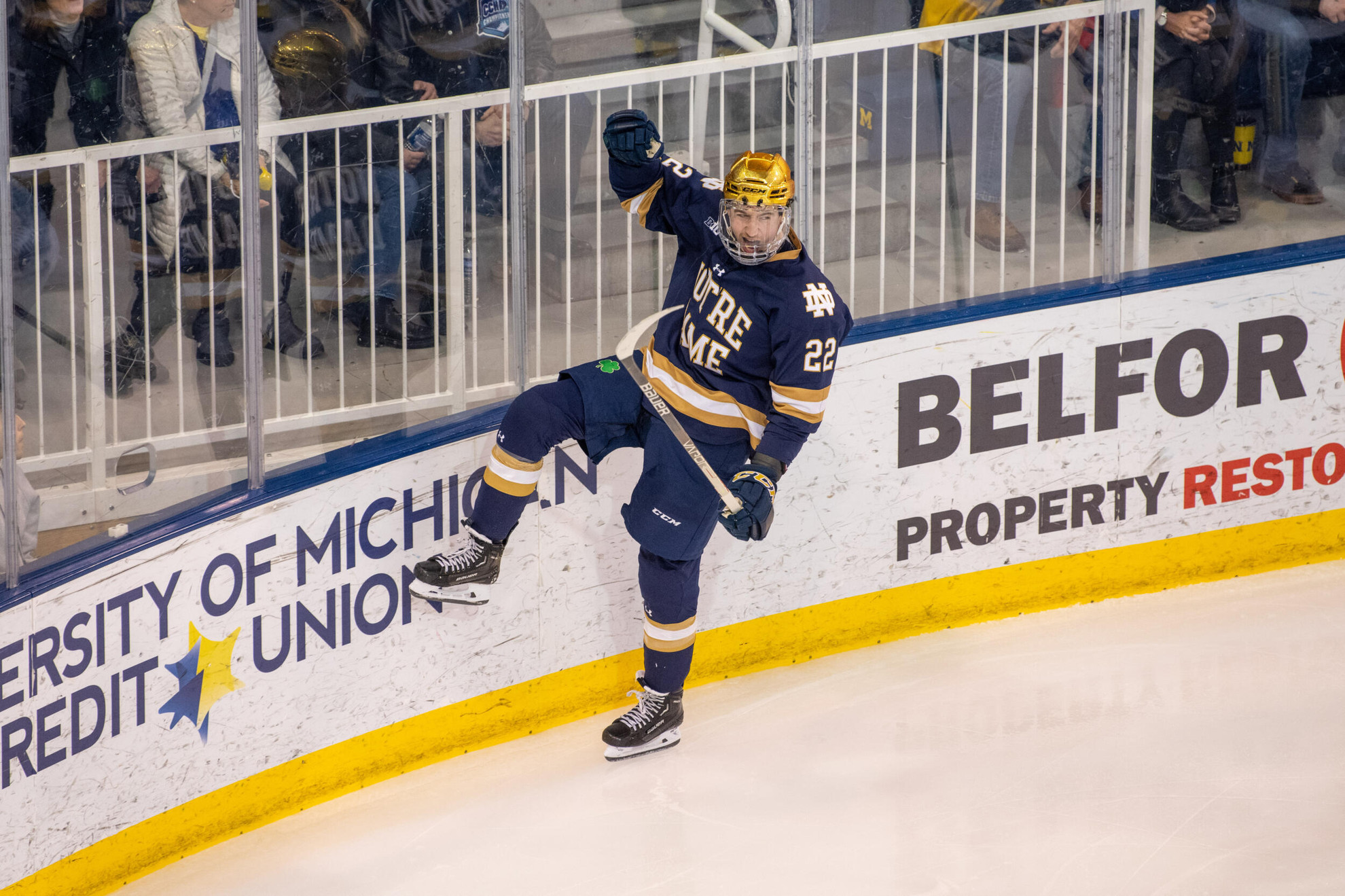 Irish Pick Up Extra Point At Michigan Irish Pick Up Extra Point At Michigan