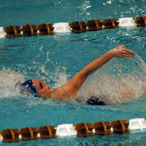 Notre Dame Maintains BIG EAST Lead After Day Two Lauren Parisi was a member of the record-breaking 200-freestyle relay.