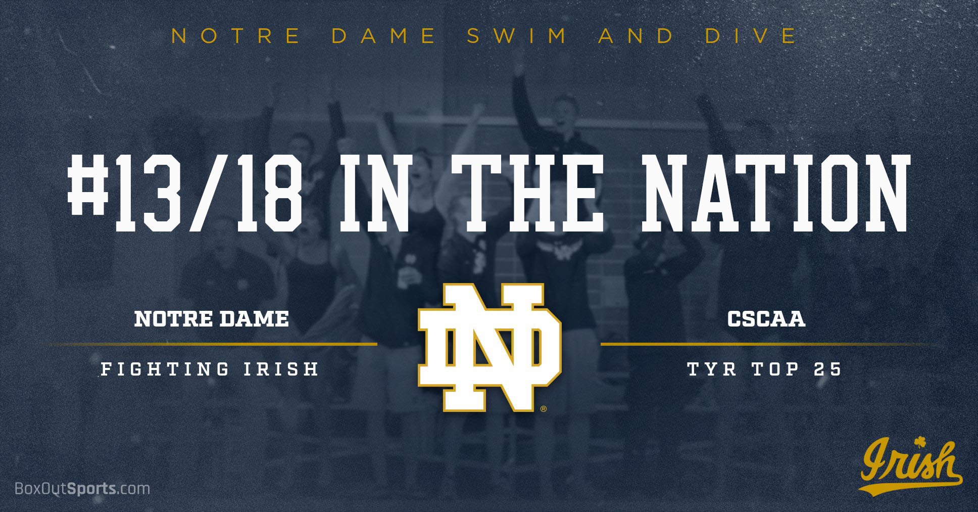 Irish Swim and Dive Jumps In TYR Top-25 Poll TYR top-25 Oct. 24