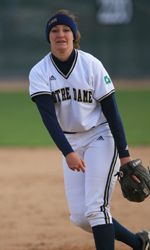 Kenya Fuemmeler combined with Brittney Bargar on the seventh-ever no-hitter at Notre Dame against Ball State