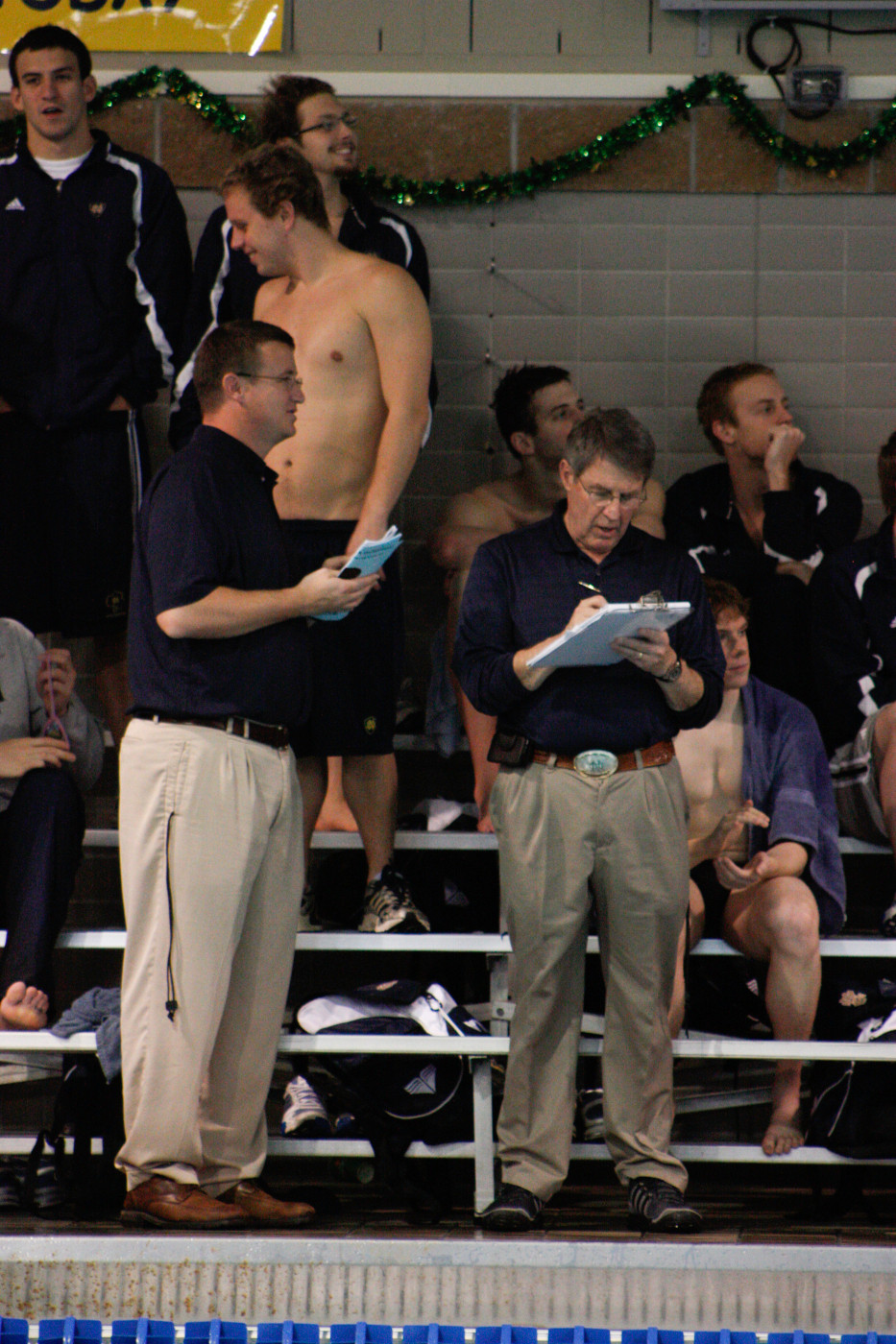Fighting Irish Release Schedule, Back In The Water After Successful Summer Head coach Tim Welsh and Irish kick off the 2011-12 season Oct. 14 by playing host to the Dennis Stark Relays.