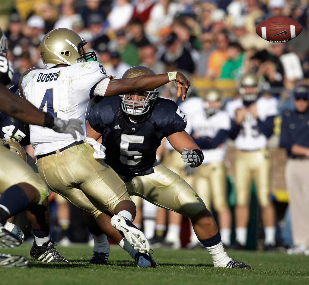 Notre Dame vs. Navy: The Recent Rivalry in Photos