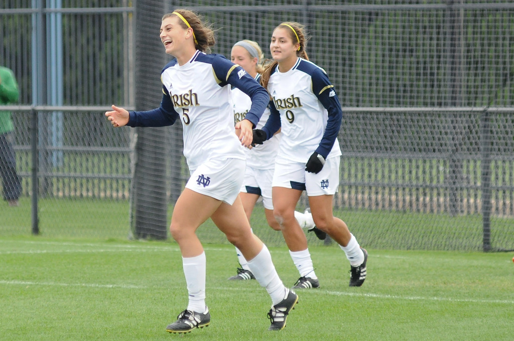 Notre Dame Women's Soccer vs Oakland on 09-23-2012