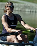 Captain Andrea Doud wll be rowing in the second varsity "A" boat on Saturday afternoon.