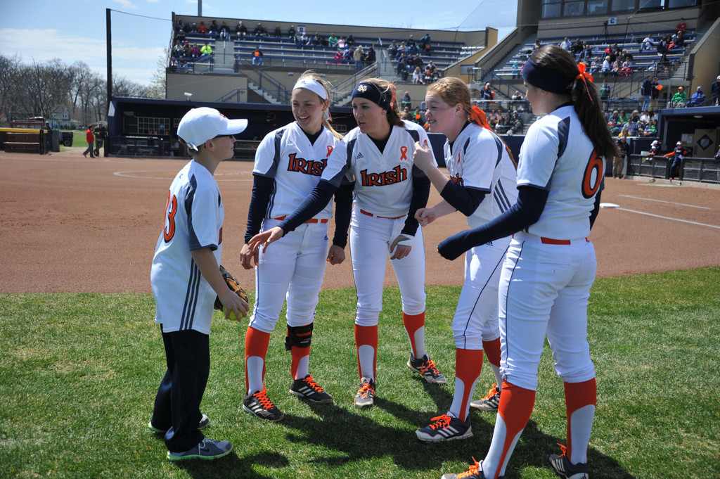 2014 Notre Dame Strikeout Cancer Doubleheader