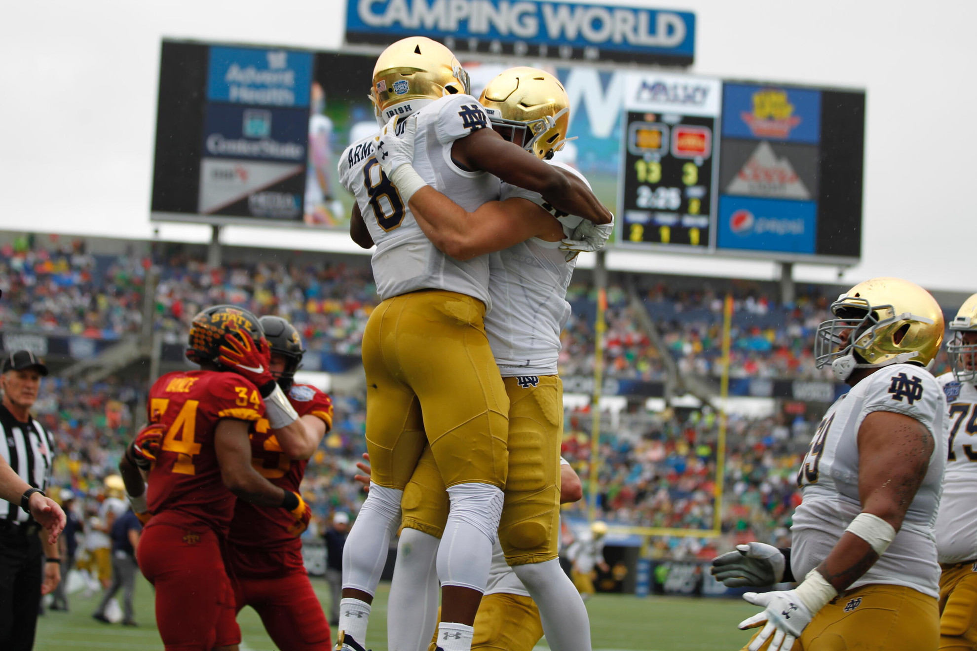 #15 Irish Dominate Cyclones in 33-9 Camping World Bowl Victory #15 Irish Dominate Cyclones in 33-9 Camping World Bowl Victory