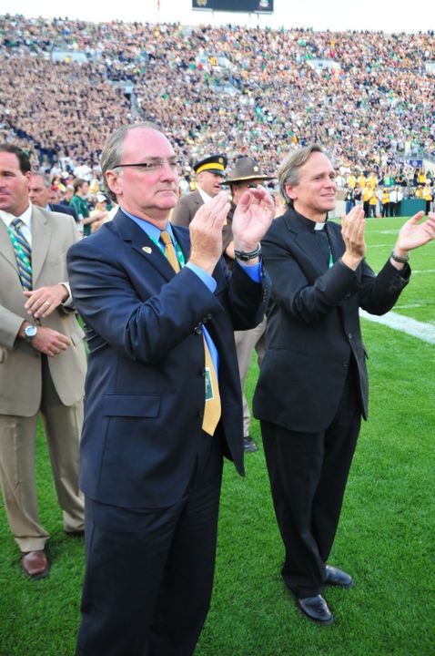 Jack Swarbrick ('76), in his third year as University vice president and director of athletics, already has attached his signature to a variety of new campus athletics department initiatives - based on five pillars of excellence, education, tradition, faith and community.