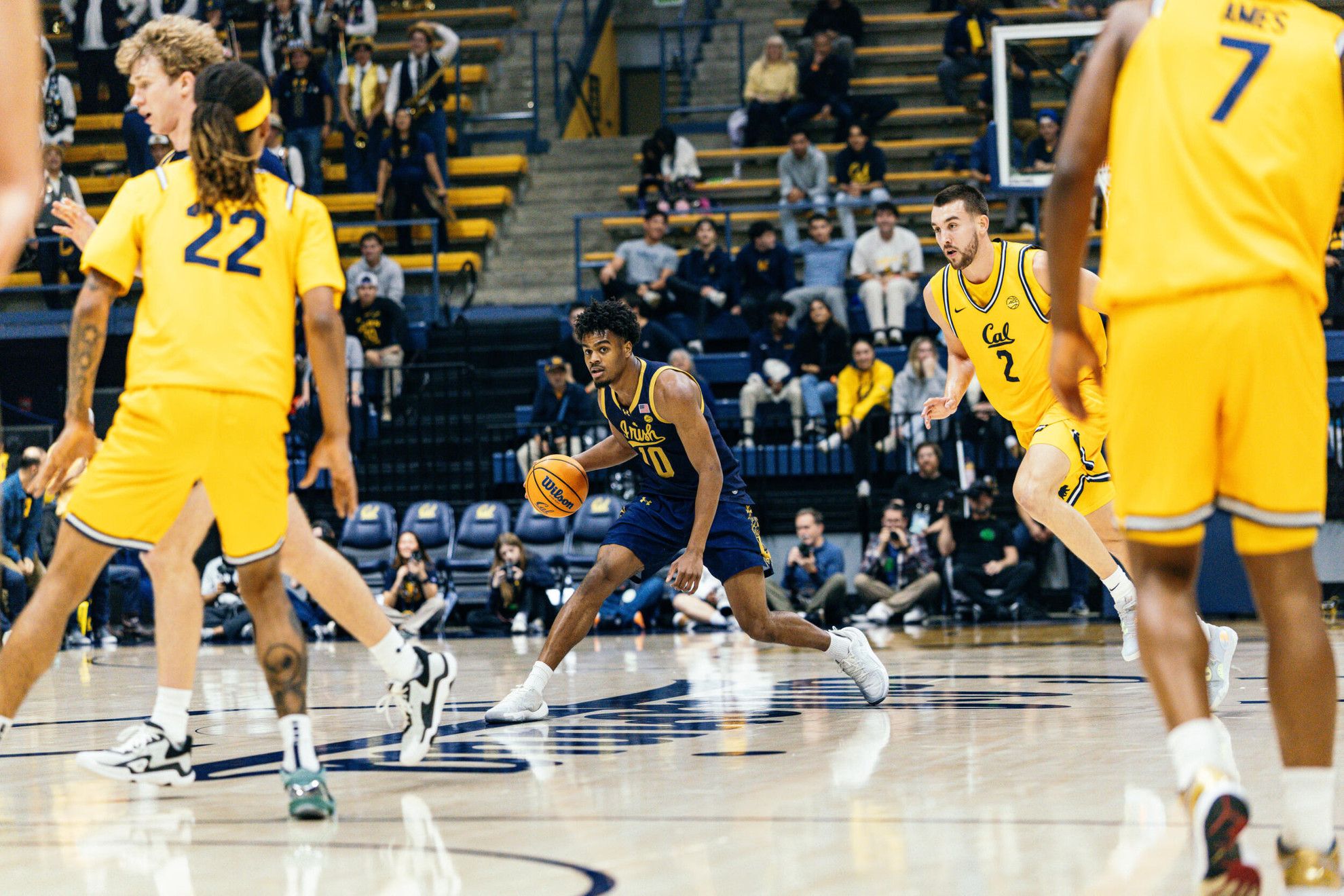 Irish Finish 1-1 in California Swing With 71-72 Loss against Cal Irish Finish 1-1 in California Swing With 71-72 Loss against Cal