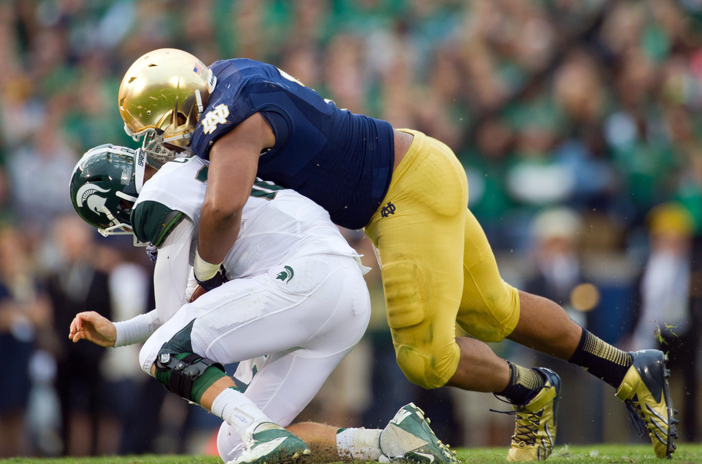 No. 22 Notre Dame vs. Michigan State (USATSI)