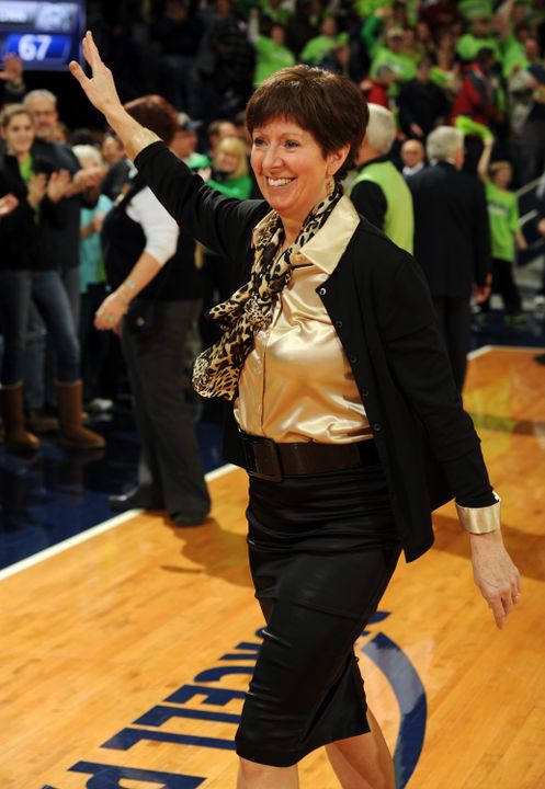 Notre Dame head coach Muffet McGraw is one of four finalists for the 2012 Naismith National Coach of the Year award, it was announced Friday by the Atlanta Tipoff Club.