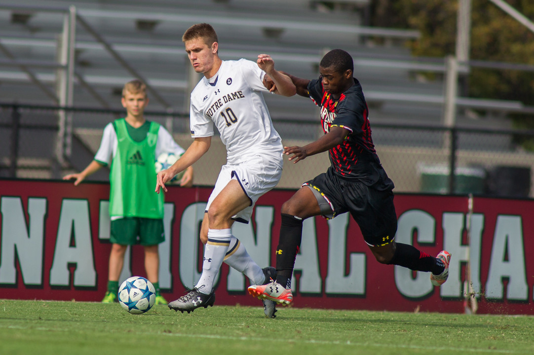 Junior defender Brandon Aubrey was chosen as the ACC Defensive Player of the Week and the TopDrawerSoccer Player of the Week following two Notre Dame shutouts last weekend