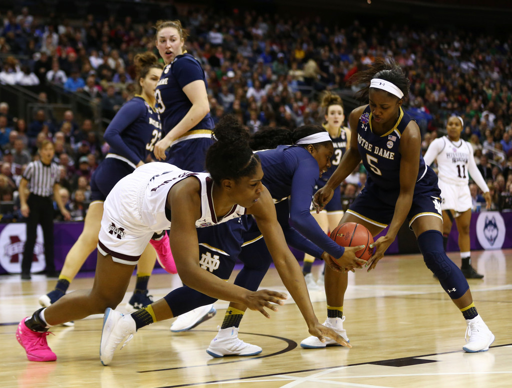NCAA National Championship: ND WBB 61, Mississippi State 58 (USATSI)