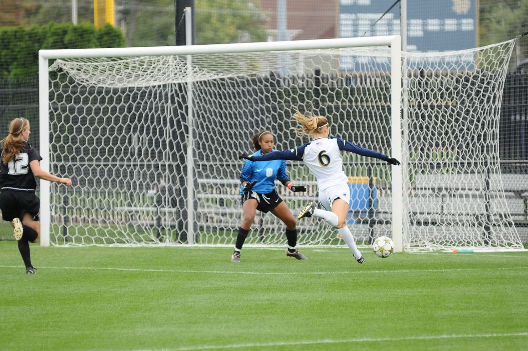 Notre Dame Women's Soccer vs Oakland on 09-23-2012