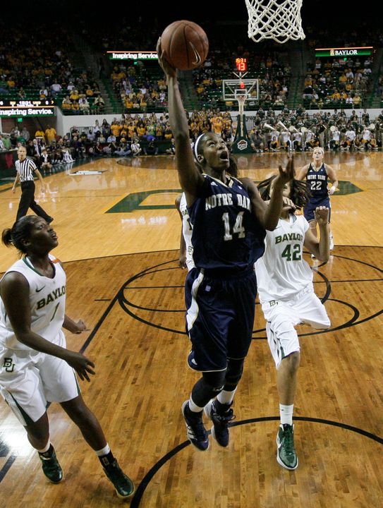 Devereaux Peters in the regular-season meeting with Baylor