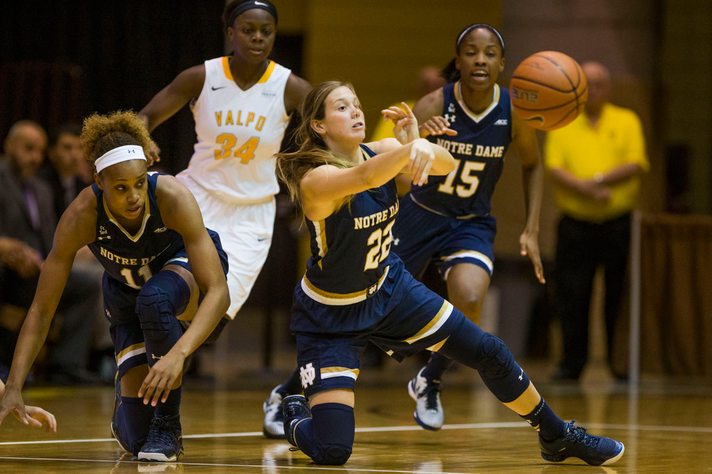 Notre Dame WBB at Valparaiso - Nov. 23, 2015