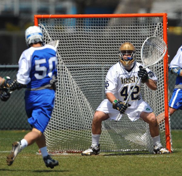Senior Scott Rodgers allowed just one goal in 50:27 of action against Quinnipiac on Saturday.