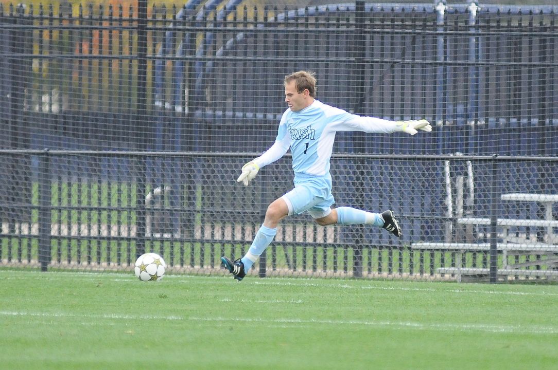 Junior Patrick Wall made four saves to pick up his third shutout of the season. Wall is 6-0 in goal this season.