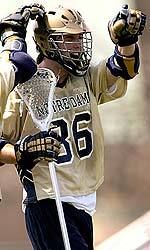Brian Giordano was selected as the 23rd overall pick in the Major League Lacrosse draft.