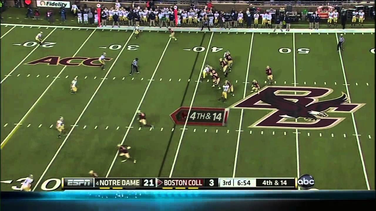 Notre Dame at Boston College Highlights