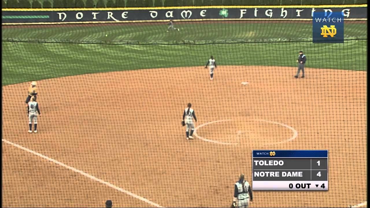 Notre Dame vs. Toledo Softball Highlights