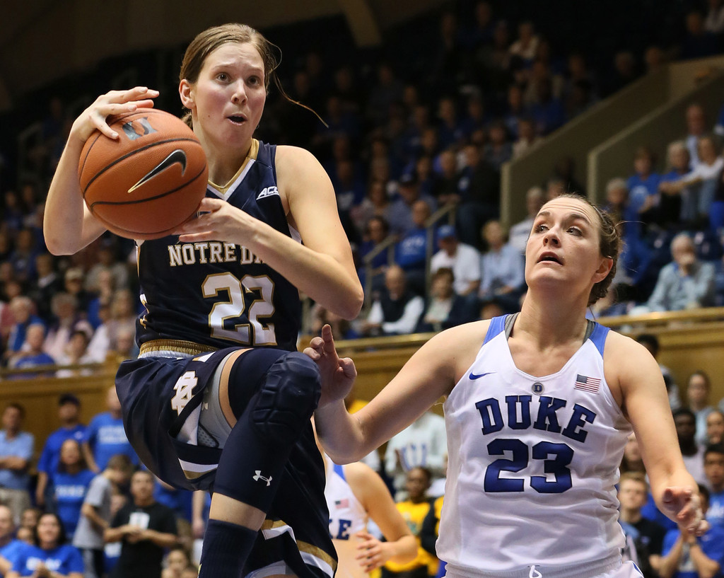 #3 Irish Holds Off Unranked Duke, 68-61