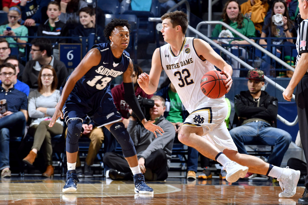 Notre Dame 63, Saint Peter's 55