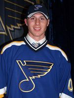 First-round pick Ian Cole made his NHL debut with St. Louis on Saturday, Nov. 6 at Boston.