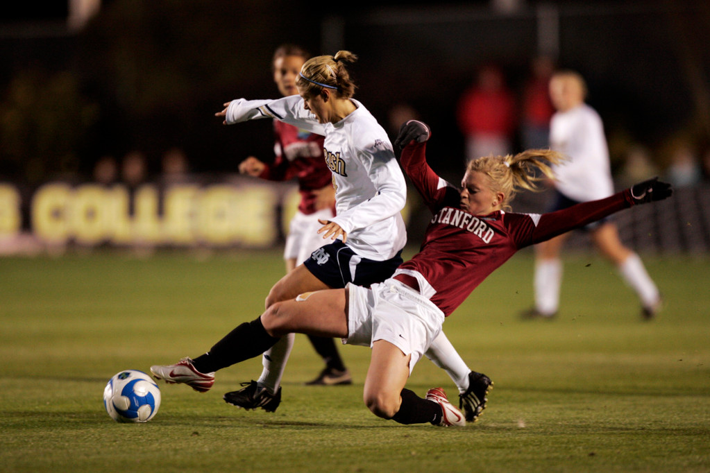 NCAA Women's College Cup semifinal vs. Stanford