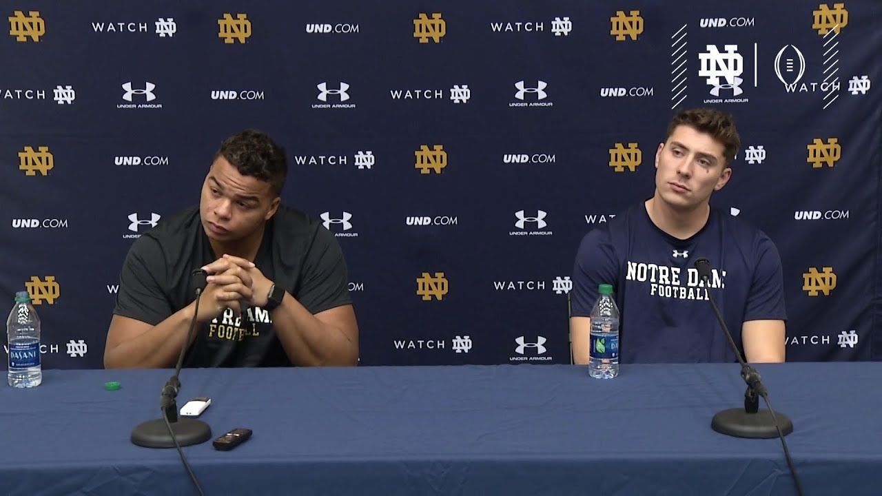 @NDFootball | CFP Selection Offense Press Conference (2018)