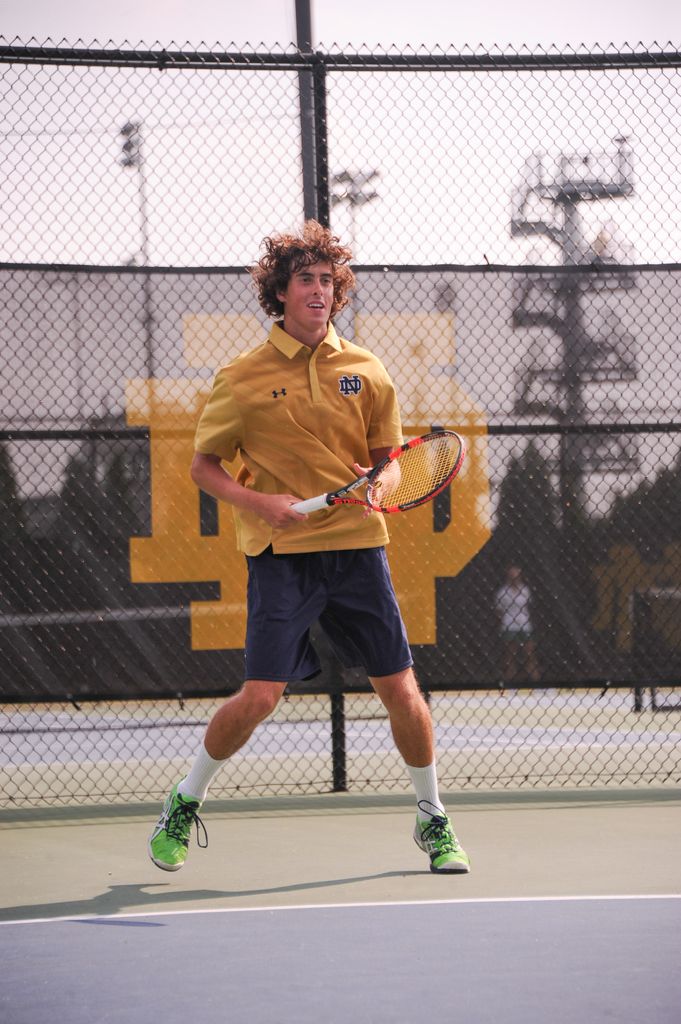 A blue chip recruit according to TennisRecruiting.net, freshman Alex Lebedev's talents also include fluency in English, Russian and Spanish.