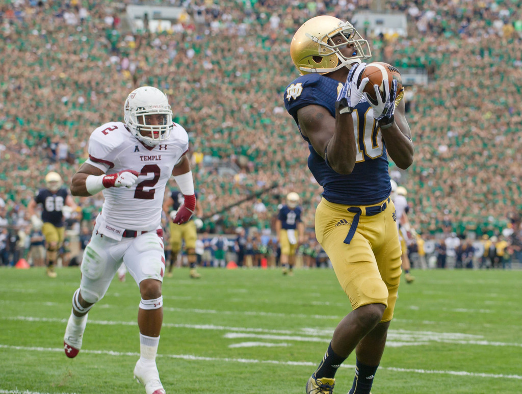 Notre Dame vs. Temple (USATSI)