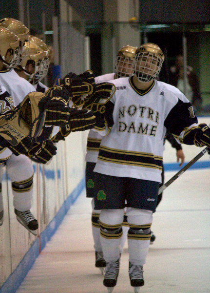 Irish Hockey To Host Teddy Bear Toss And Skate With The Irish On December 12 The Notre Dame hockey team will host a Teddy Bear Toss to benefit Toys for Tots on Sunday, Dec. 12 at the Joyce Center. Bring a Teddy Bear to the game to throw on the ice.